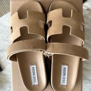 Steve Madden Mayven Taupe Suede